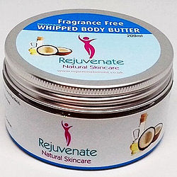 Rejuvenate Natural Skincare Whipped Body Butter Fragrance Free