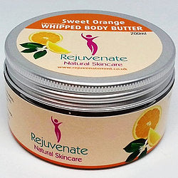 Rejuvenate Natural Skincare Whipped Sweet Orange Body Butter